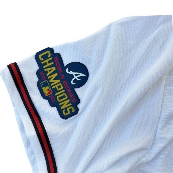 Atlanta‎ Braves 2021 World Series Champions Nike Jersey White XL - Picture 5 of 5